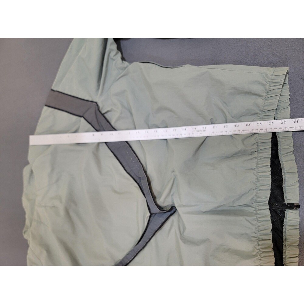US Army PT Jacket Mens Gray Reflective Chevron Full Zip Windbreaker Training - Picture 13 of 15